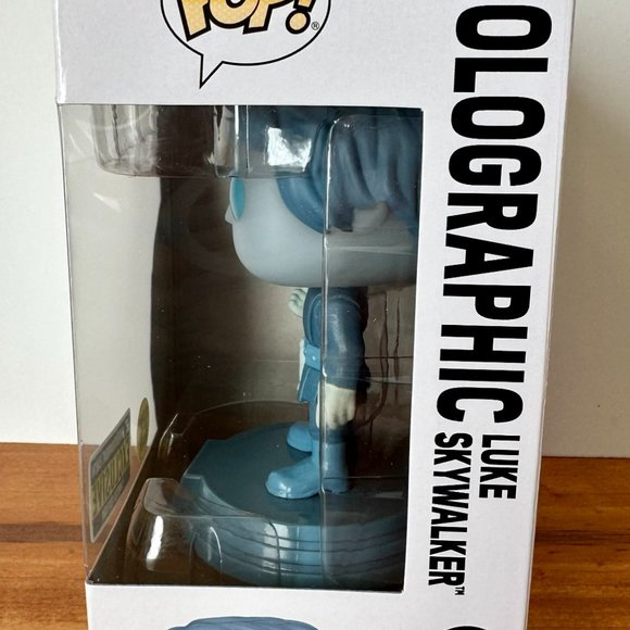 Funko POP #615 Star Wars: Return of the Jedi 40th Hologram Luke Glow in the dark - Picture 11 of 12